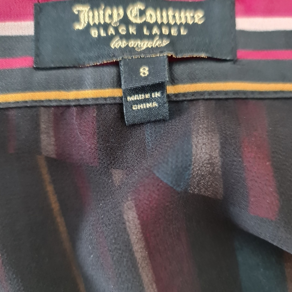 JUICY COUTURE BLACK LABEL SKIRT COATED MAXI PLEATED SIZE 8 NWOT - Picture 5 of 8
